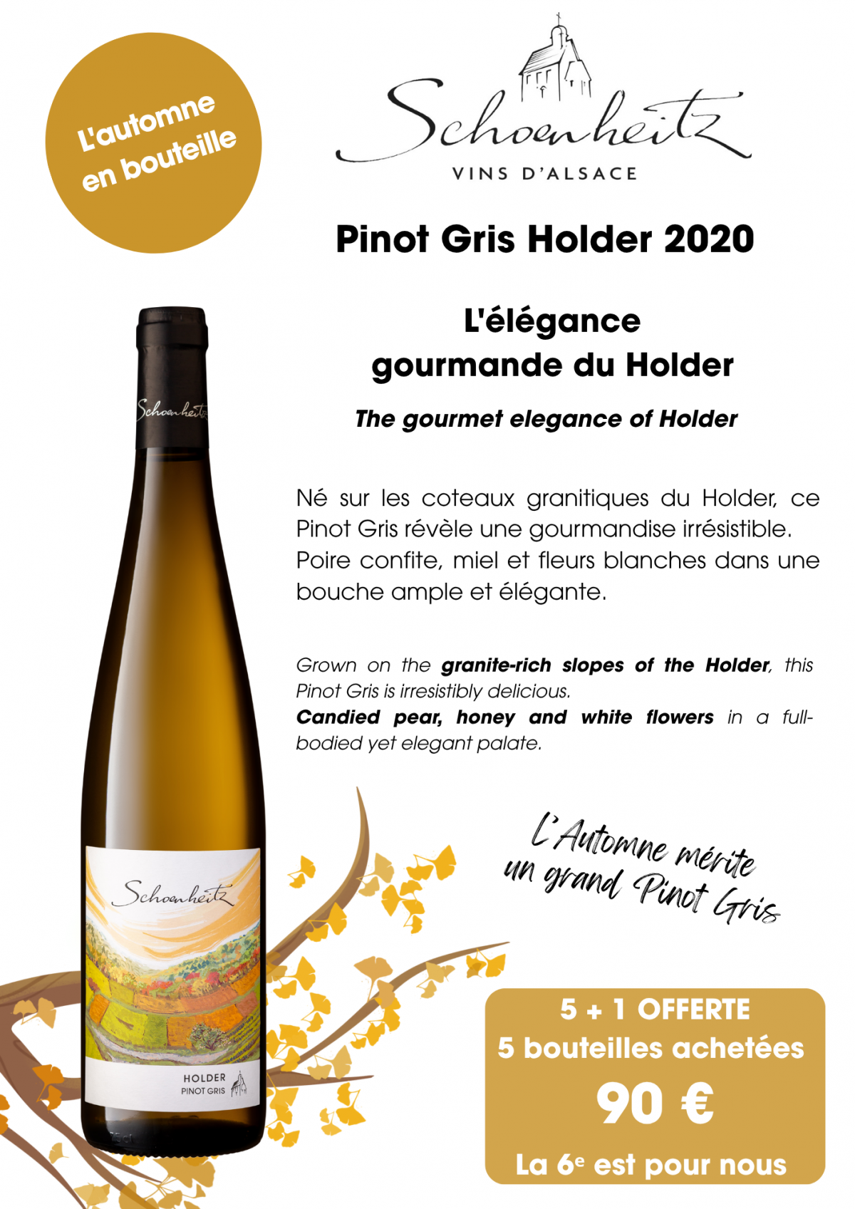 Pinot Gris Holder 2020 AOC Alsace